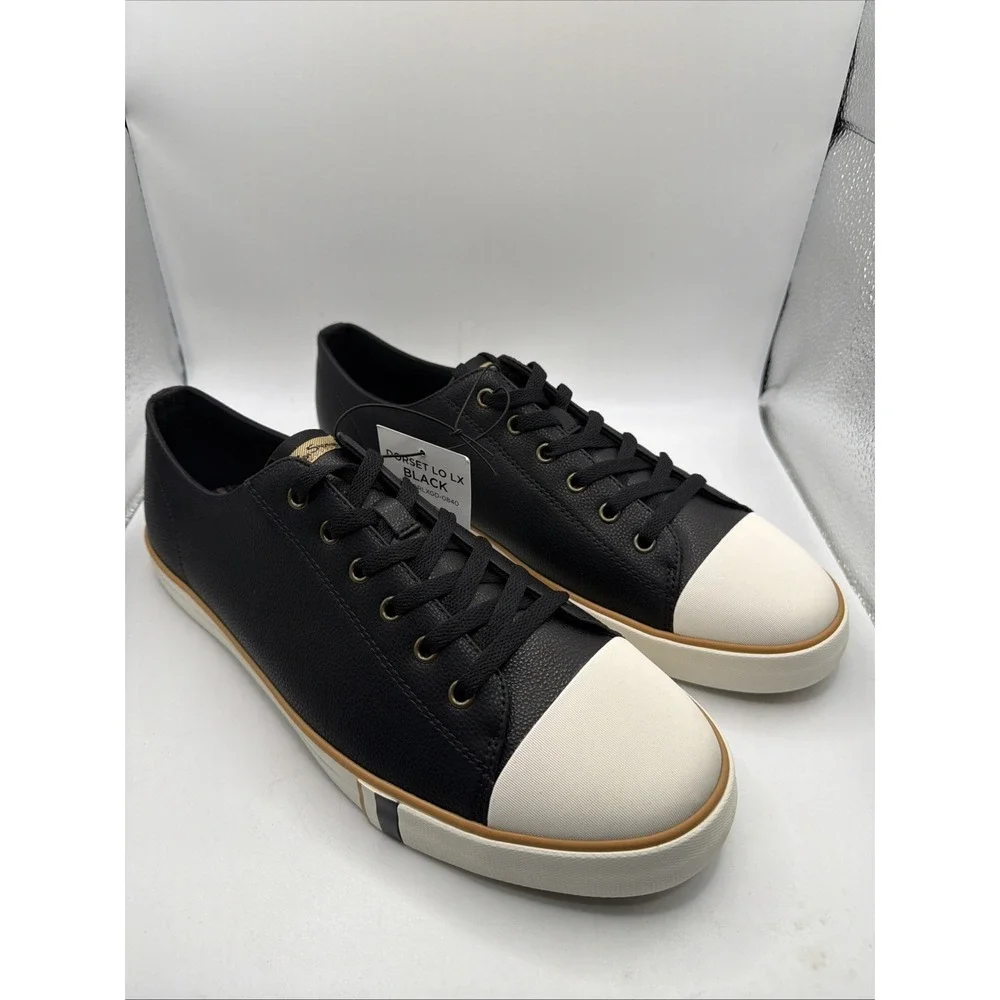 Ben Sherman Dorset Lo LX Sneakers Men's Black Lace-Up Low Top‎ Casual Size 10